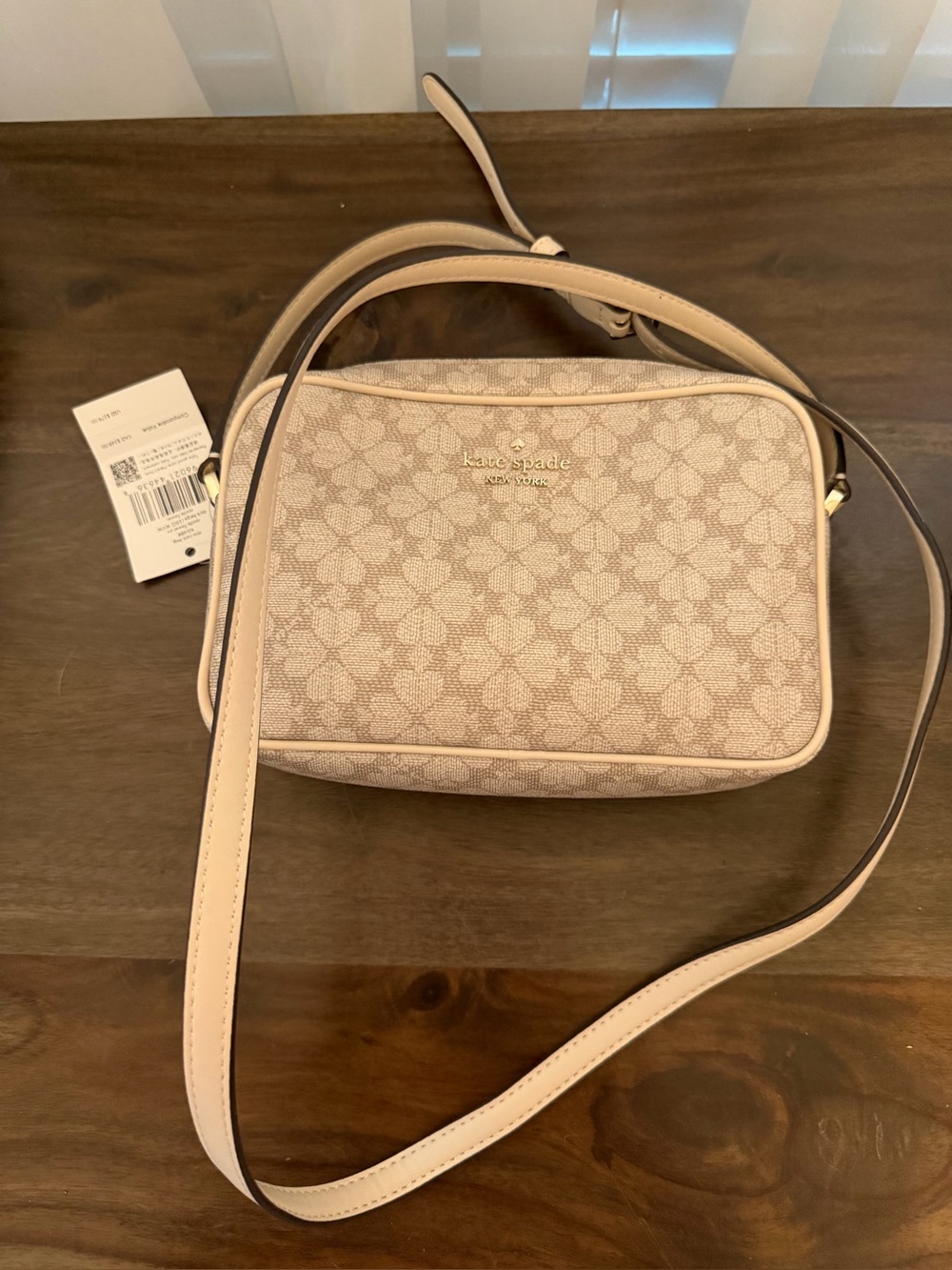 Kate Spade New York Signature Spade Flower Mini Camera Bag nwt